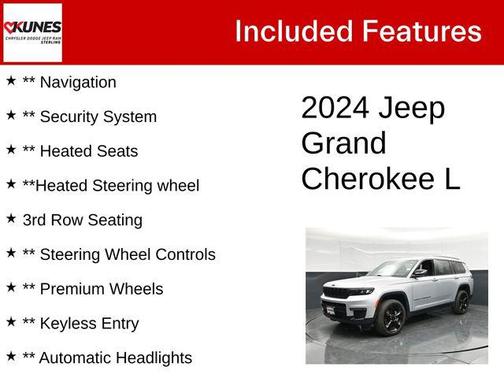 Silver Zynith 2024 Jeep Grand Cherokee L Limited