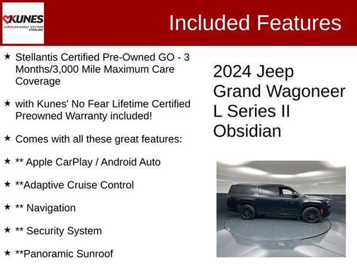 Midnight Sky 2024 Jeep Grand Wagoneer L Series II 4x4
