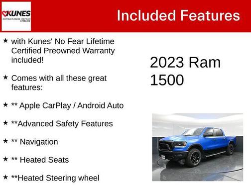 Hydro Blue Pearlcoat 2023 RAM 1500 Rebel