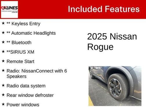 Gun Metallic 2025 Nissan Rogue SV