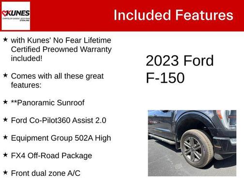 Agate Black Metallic 2023 Ford F-150 Lariat