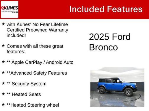 Velocity Blue Metallic 2025 Ford Bronco Badlands