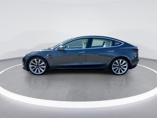 Gray 2018 Tesla Model 3 Performance