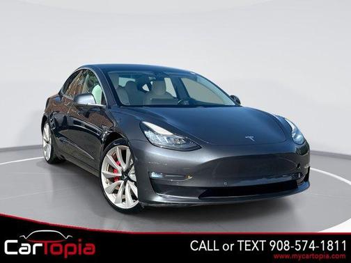 Gray 2018 Tesla Model 3 Performance