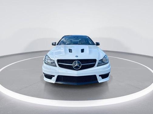 White 2015 Mercedes-Benz C-Class AMG C 63