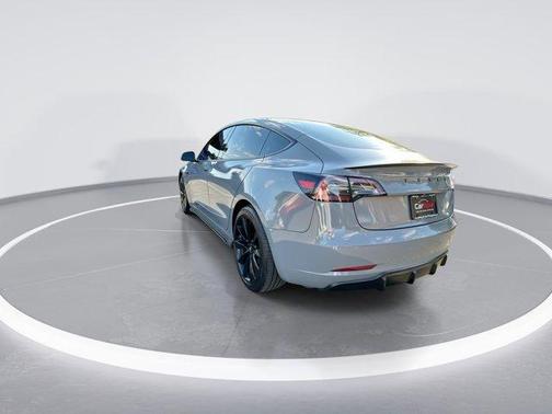 Gray 2023 Tesla Model 3 Performance