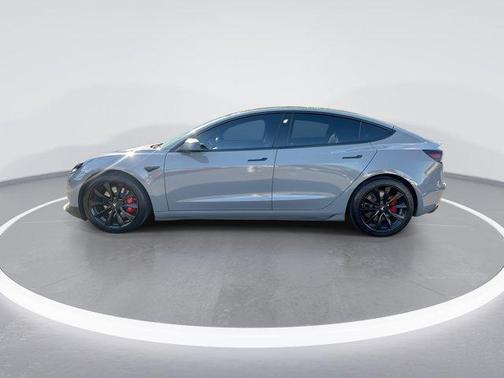 Gray 2023 Tesla Model 3 Performance
