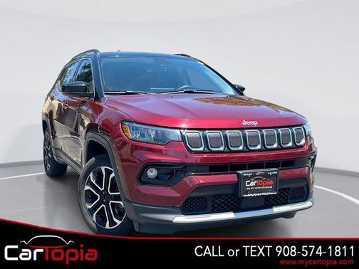 Velvet Red Pearlcoat 2022 Jeep Compass Limited