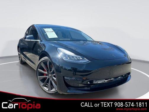 Black 2020 Tesla Model 3 Performance