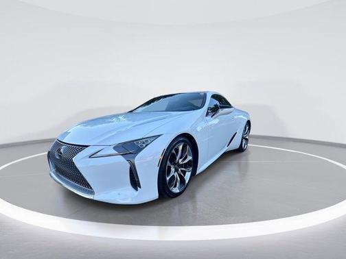 White 2018 Lexus LC 500 Base