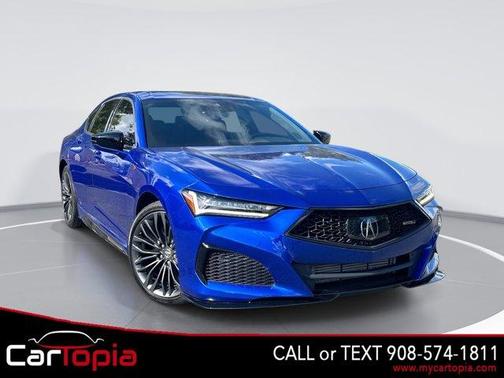 Blue 2021 Acura TLX Type S