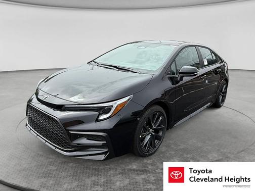 Midnight Black Metallic 2026 Toyota Corolla XSE