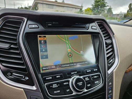 Monaco White 2015 Hyundai SANTA FE Limited