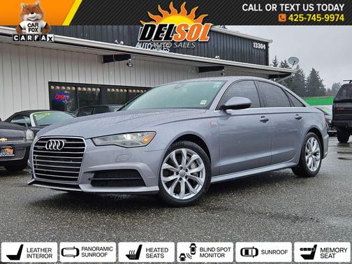 Gray Metallic 2017 Audi A6 3.0T Prestige Quattro
