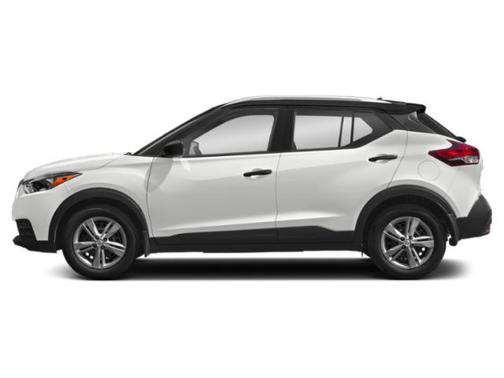 Aspen White/Super Black 2019 Nissan Kicks SV