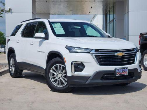 Summit White 2023 Chevrolet Traverse LT Leather