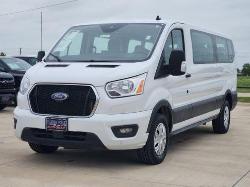 Oxford White 2022 Ford Transit-350 XLT