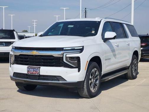 Summit White 2026 Chevrolet Suburban LS
