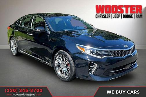 Ebony Black 2016 Kia Optima SXL Turbo