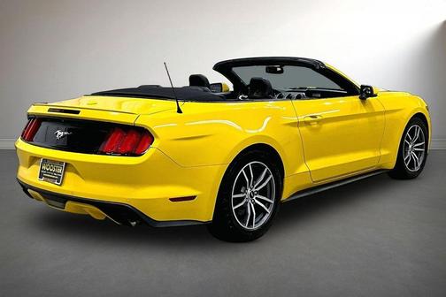 Yellow 2015 Ford Mustang EcoBoost Premium