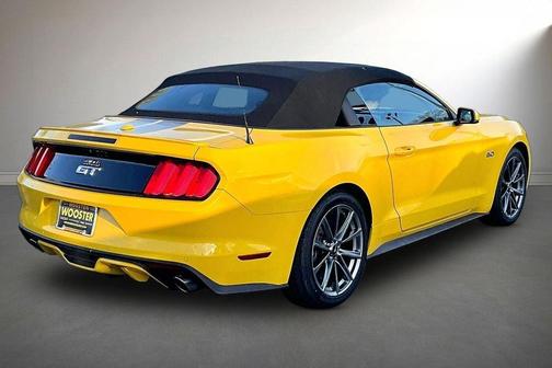 Yellow 2016 Ford Mustang GT Premium