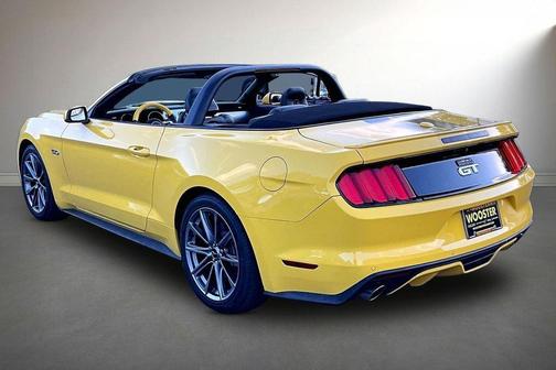 Yellow 2016 Ford Mustang GT Premium