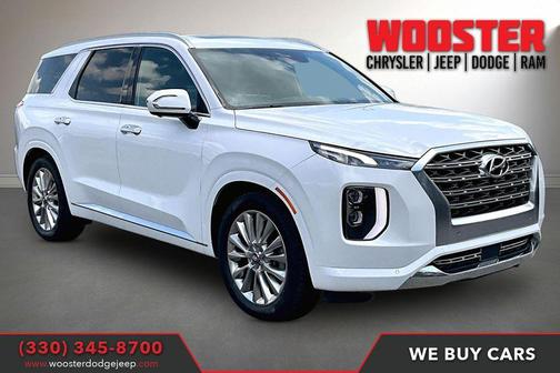 Hyper White 2020 Hyundai PALISADE Limited