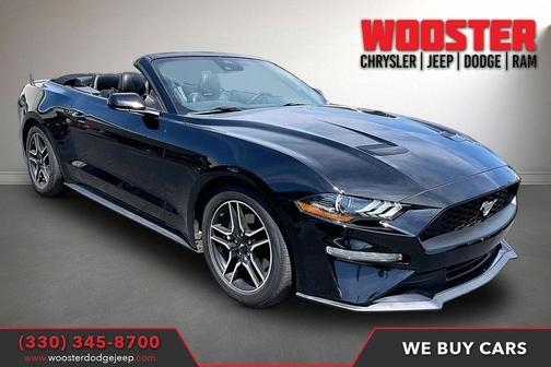 Shadow Black 2023 Ford Mustang EcoBoost Premium