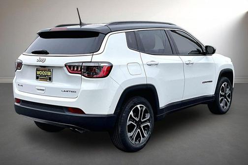 Bright White Clearcoat 2022 Jeep Compass Limited