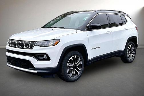 Bright White Clearcoat 2022 Jeep Compass Limited