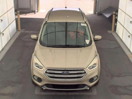 White Gold Metallic 2017 Ford Escape Titanium