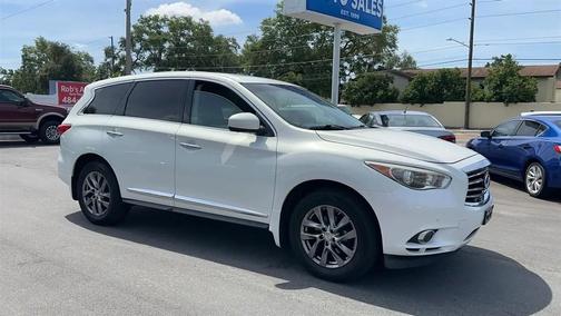 Moonlight White 2013 INFINITI JX35 Base