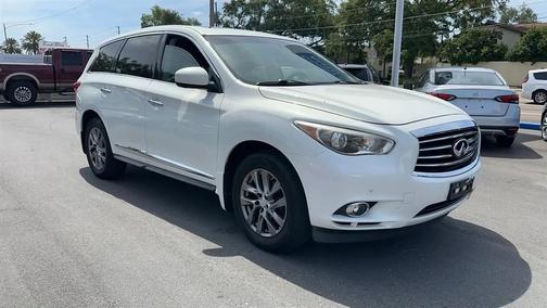 Moonlight White 2013 INFINITI JX35 Base