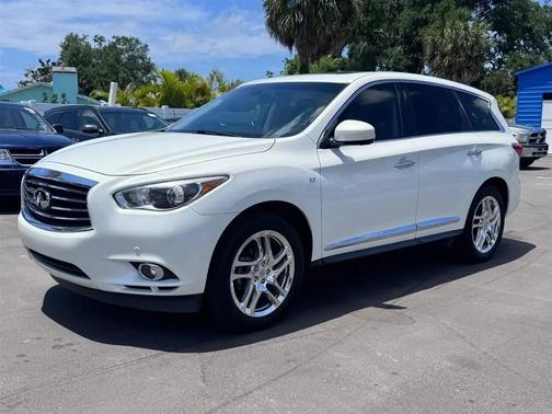 Moonlight White 2014 INFINITI QX60 Base