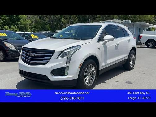 Crystal White Tricoat 2017 Cadillac XT5 Luxury