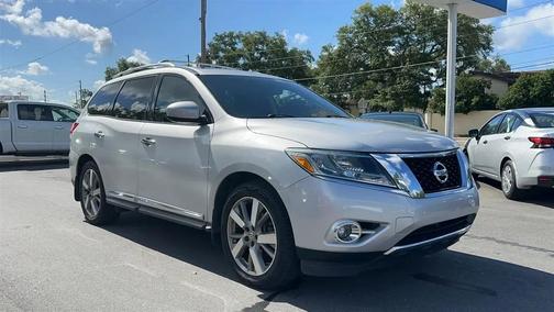 Brilliant Silver 2015 Nissan Pathfinder Platinum