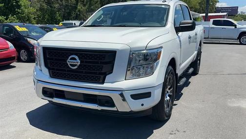 Glacier White 2021 Nissan Titan SV