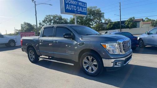 Gun Metallic 2017 Nissan Titan SV
