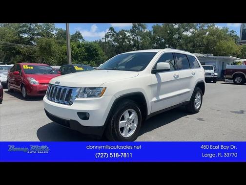 Stone White Clearcoat 2012 Jeep Grand Cherokee Laredo