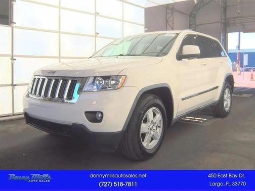 Stone White Clearcoat 2012 Jeep Grand Cherokee Laredo