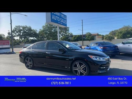 Crystal Black Pearl 2017 Honda Accord Sport SE