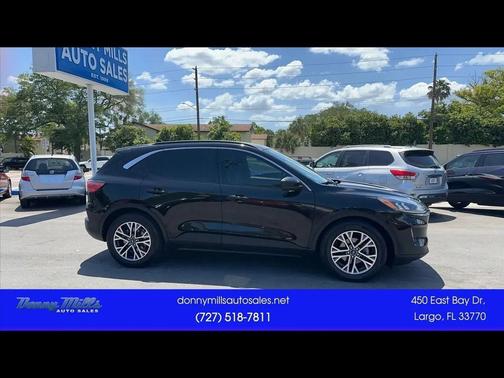 Agate Black Metallic 2020 Ford Escape SEL