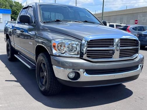Gray 2008 Dodge Ram 1500 SLT Quad Cab