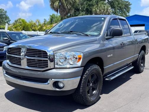 Gray 2008 Dodge Ram 1500 SLT Quad Cab