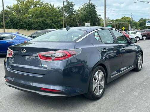 Smokey Blue Metallic 2015 Kia Optima Hybrid EX
