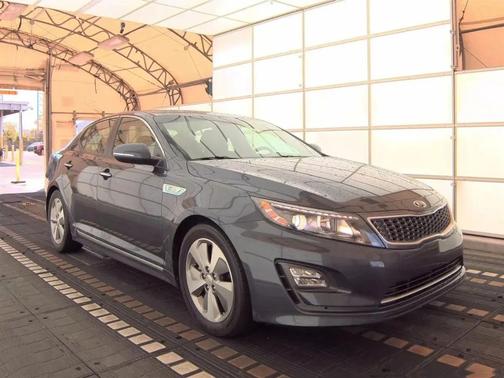 Smokey Blue Metallic 2015 Kia Optima Hybrid EX