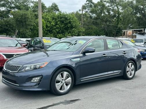 Smokey Blue Metallic 2015 Kia Optima Hybrid EX