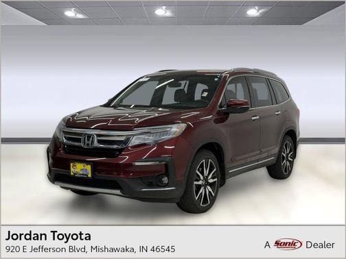 Deep Scarlet Pearl 2022 Honda Pilot AWD Elite