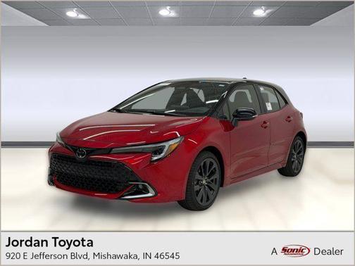Finish Line Red with Midnight Black 2026 Toyota Corolla XSE