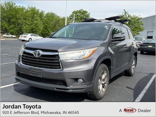 Predawn Gray Mica 2015 Toyota Highlander XLE